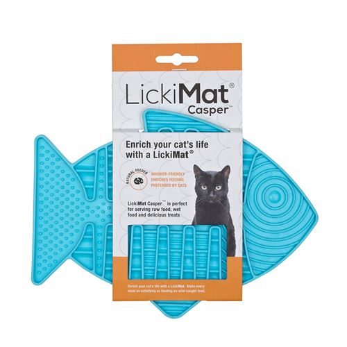 LickMat Casper Cat - Enrichment Food Mat For Cats