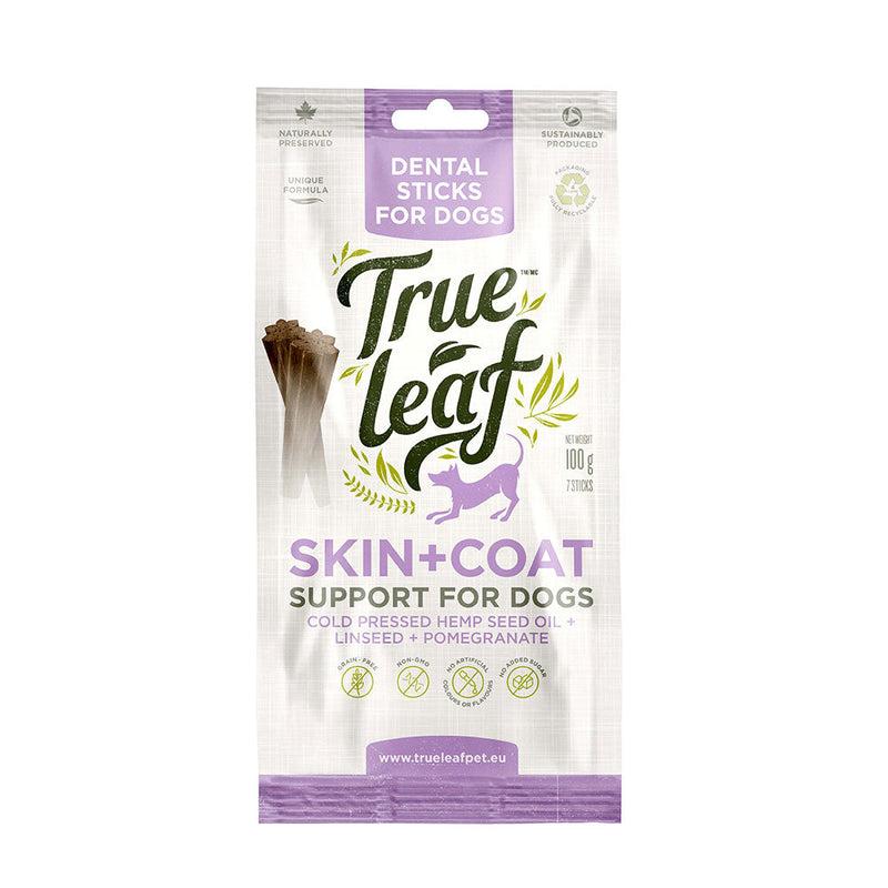 True Leaf Skin & Coat Natural Dog Dental Sticks