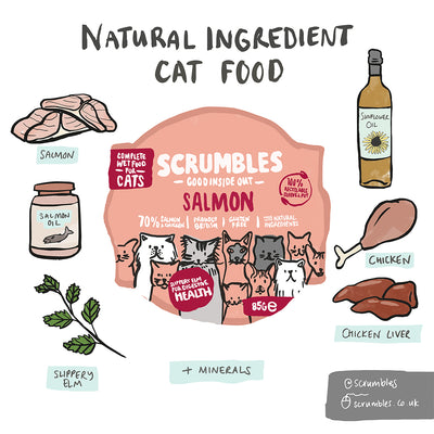 Natural Salmon Wet Cat Food