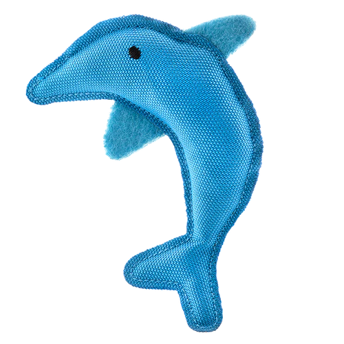 Dolphin Catnip Recycled Toy
