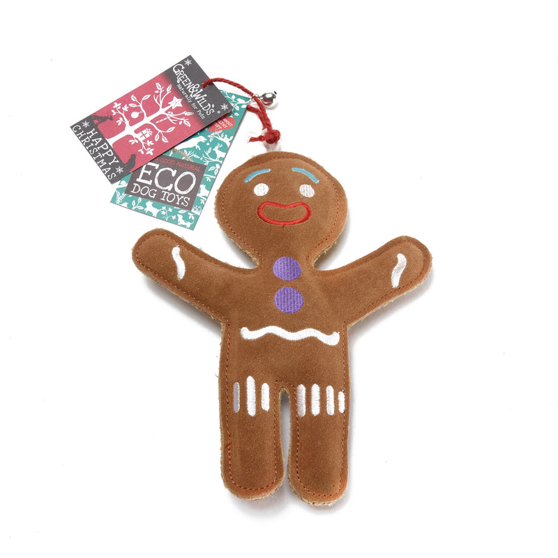 Jean Genie The Gingerbread Person Eco Dog Toy