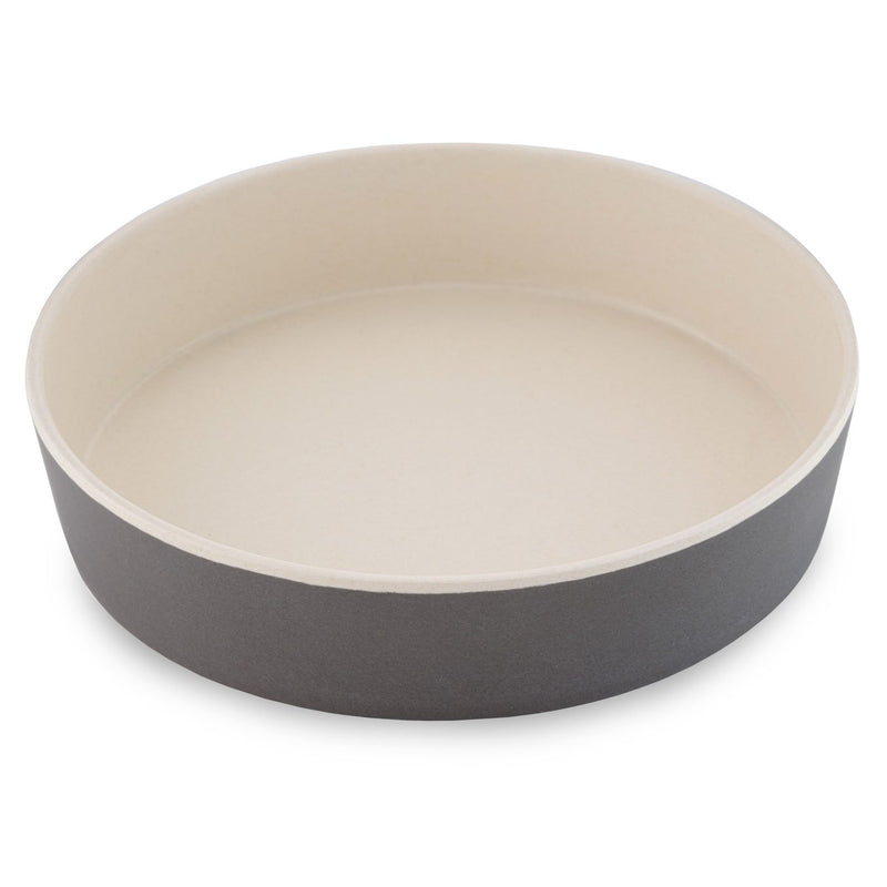 Printed Bamboo Cat Bowl - Coastal Grey