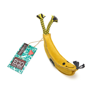 Barry The Banana Eco Dog Toy