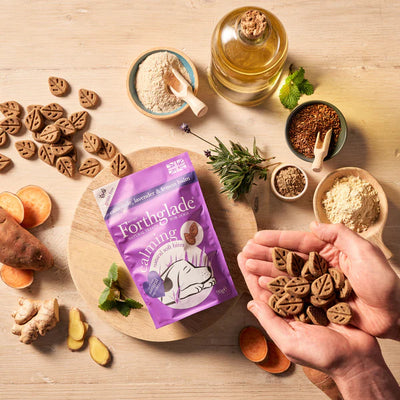 Calming Multi-Functional Soft Bites Natural Dog Treats - Turkey, Chamomile, Lavender & Lemon Balm