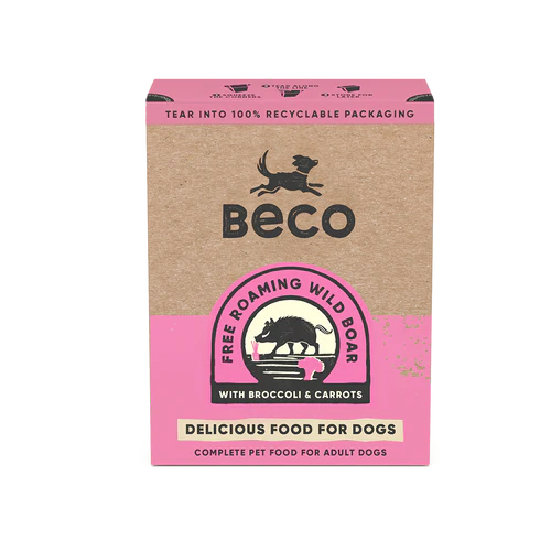 Natural Wet Dog Food - Wild Boar With Broccoli & Carrots