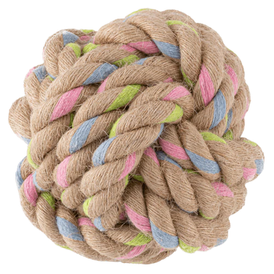 Natural Hemp Rope Chunky Ball Eco Dog Toy