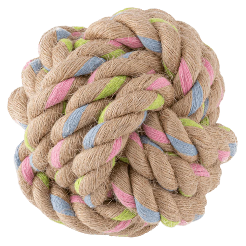 Natural Hemp Rope Chunky Ball Eco Dog Toy