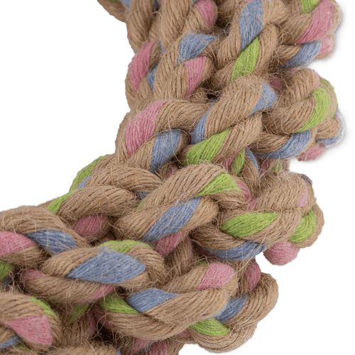 Natural Hemp Rope Jungle Ring Eco Dog Toy