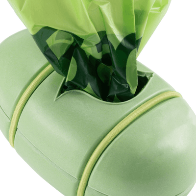 Bamboo Poop Bag Dispenser - Green