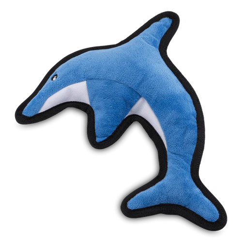 Dolphin Recycled Rough & Tough Eco Dog Toy