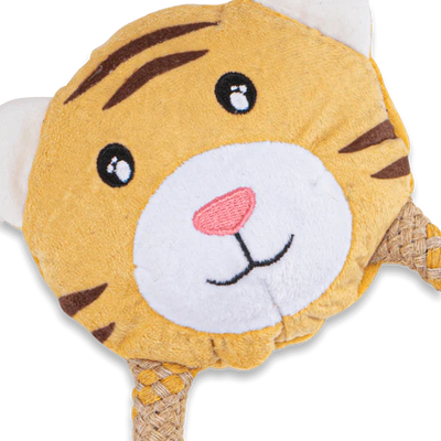 Tiger Recycled Soft Dog Eco Dog Toy