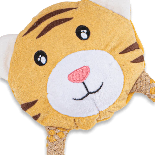 Tiger Recycled Soft Dog Eco Dog Toy