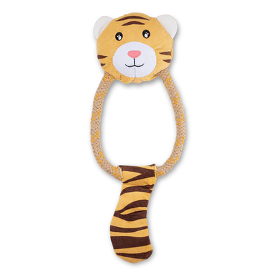 Tiger Recycled Soft Dog Eco Dog Toy