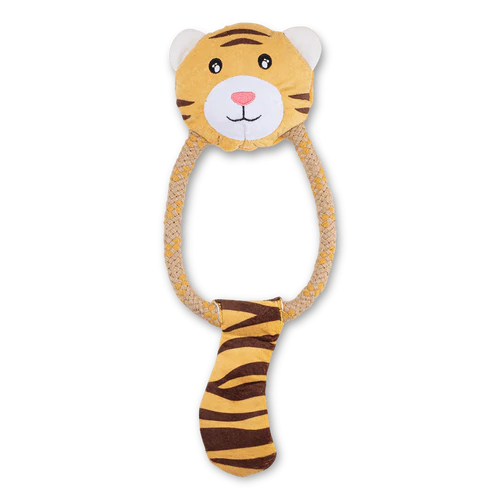 Tiger Recycled Soft Dog Eco Dog Toy