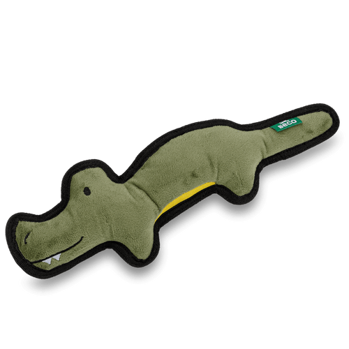Crocodile Recycled Rough & Tough Eco Dog Toy