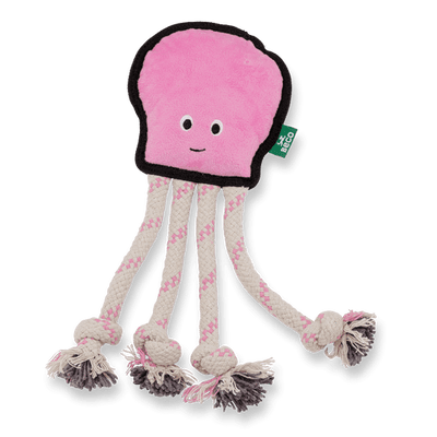 Octopus Recycled Rough & Tough Eco Dog Toy