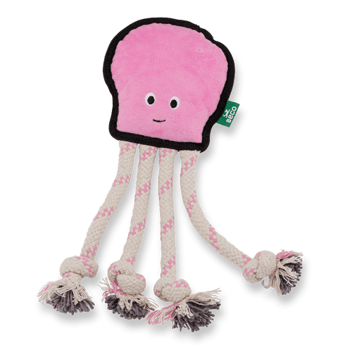 Octopus Recycled Rough & Tough Eco Dog Toy