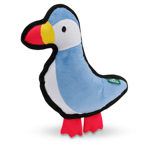 Puffin Recycled Rough & Tough Eco Dog Toy
