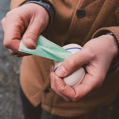 Bamboo Poop Bag Dispenser - Green