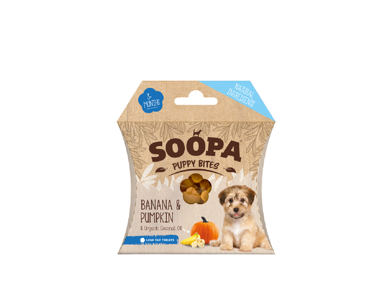 Natural Banana & Pumpkin Vegan Healthy Puppy Training Bites