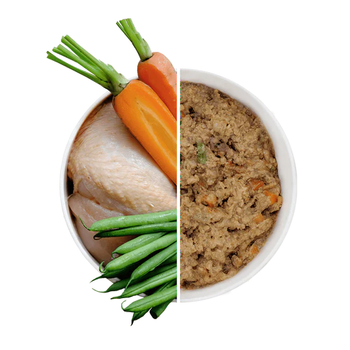 Natural Wet Dog Food - Free Range Chicken With Carrots & Green Beans