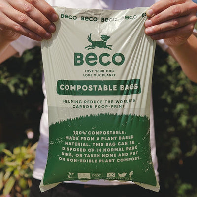 Home Compostable Large Dog Poop Bags - 60 Unscented