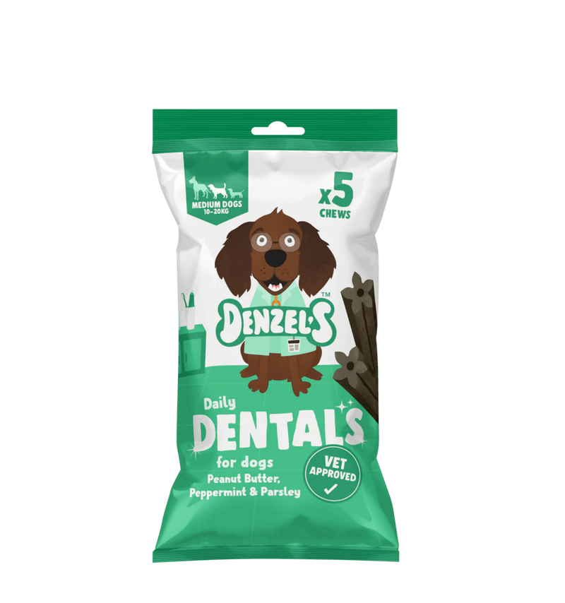 Natural Vegan Daily Dentals Peanut Butter Peppermint & Parsley - Plastic Free