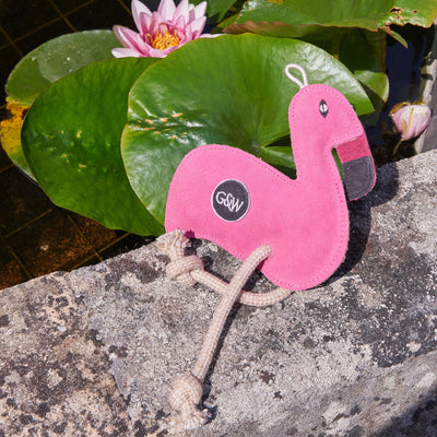 Floyd The Flamingo Eco Dog Toy
