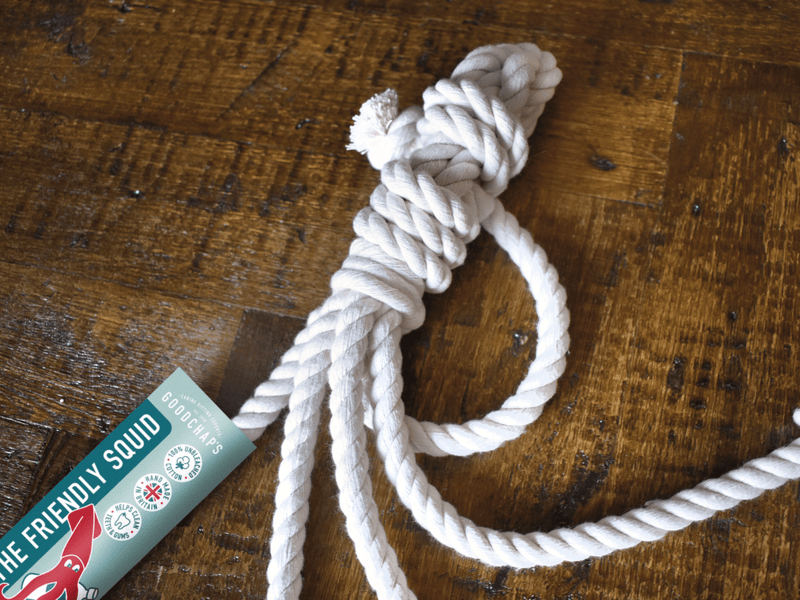 The Friendly Squid Cotton Eco Dog Toy