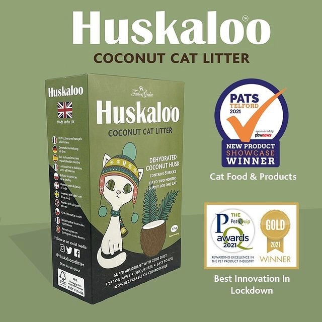 Eco-Friendly Biodegradable Coconut Cat Litter - 8 Blocks