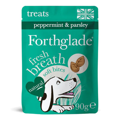Fresh Breath Multi-Functional Soft Bites Natural Dog Treats - Peppermint & Parsley