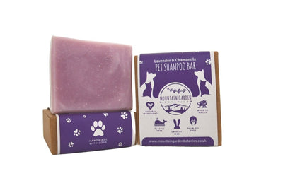 Natural Vegan Pet Shampoo Bar - Lavender & Chamomile
