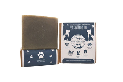 Natural Vegan Pet Shampoo Bar - Tea Tree, Eucalyptus & Patchouli