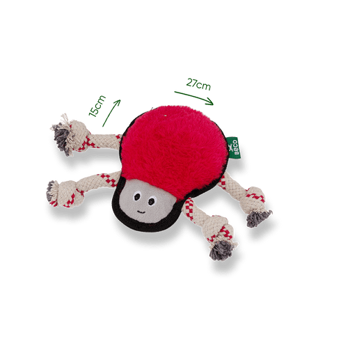 Spider Recycled Rough & Tough Eco Dog Toy