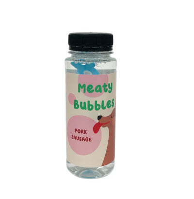 Vegan Pork Sausage Meaty Bubbles For Dogs - 150ml