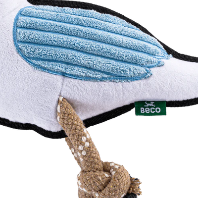 Sandy The Seagull Recycled Rough & Tough Eco Dog Toy