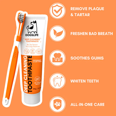 Natural Dog Dental Care Kit