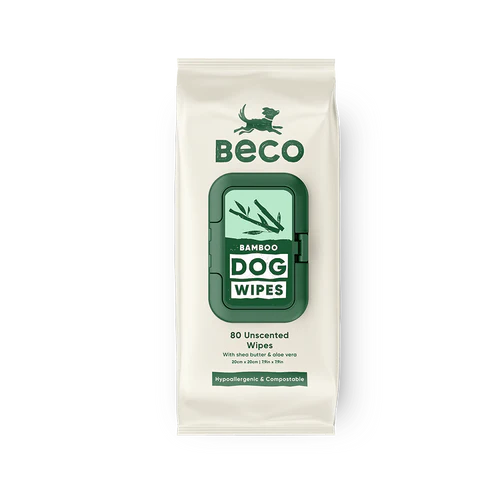 Compostable Bamboo Dog Wipes - Unscented