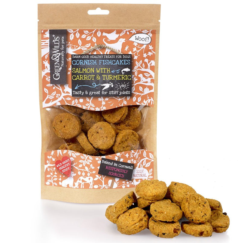 Natural Cornish Fishcakes With Salmon & Turmeric - 150g