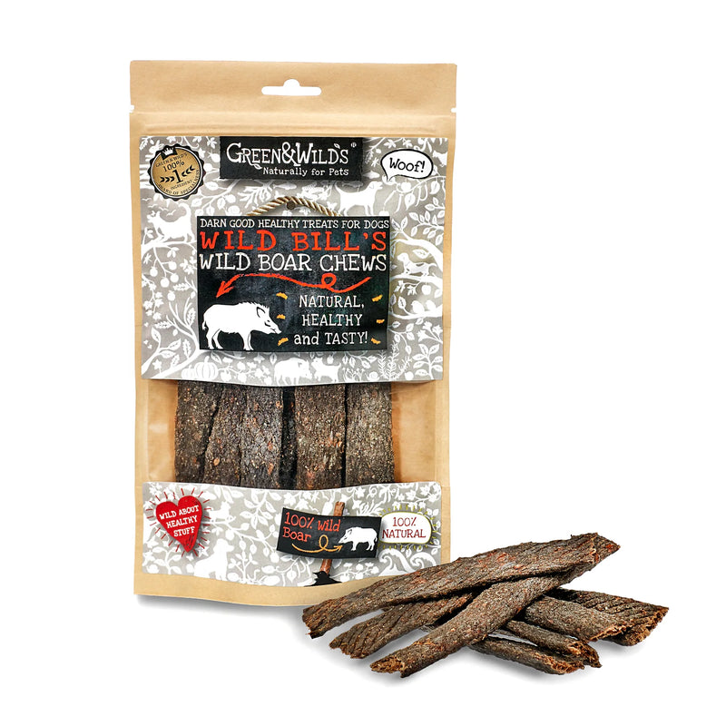 Wild Boar Natural Dog Chews - 100g