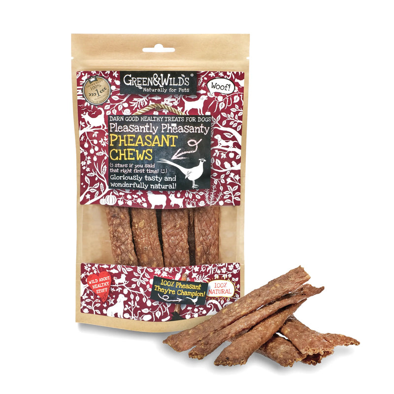 Pheasant Natural Dog Chews - 100g