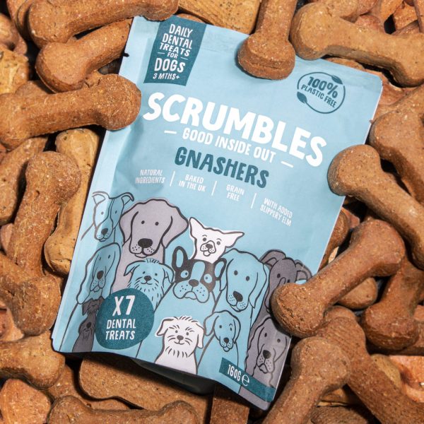 Vegan Gnashers Daily Natural Dog Dental Sticks