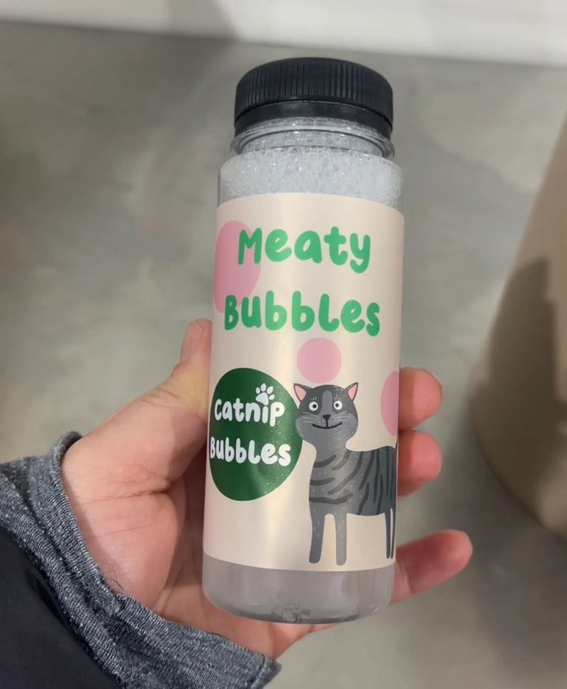Vegan Catnip Bubbles For Cats - 150ml