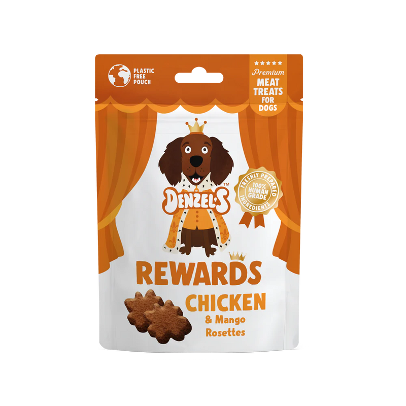 Natural Chicken & Mango Rosette Rewards - Plastic Free